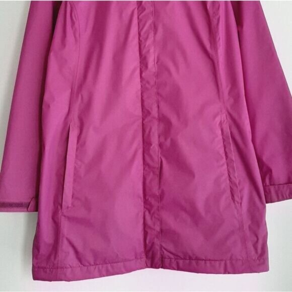 COLUMBIA | Omni-Tech Waterproof Breathable Long Jacket w/ Hood Windbreaker Sz S - Picture 3 of 14